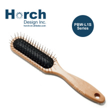 All Systems Full Size Oval Pin Brush Wood for Dog Accessories